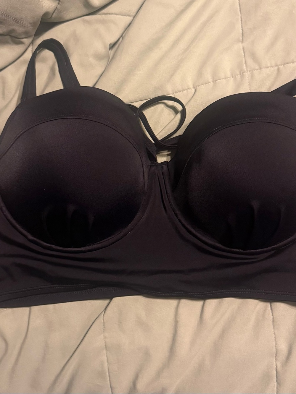 torrid Longline Molded Bra in Deep Plum